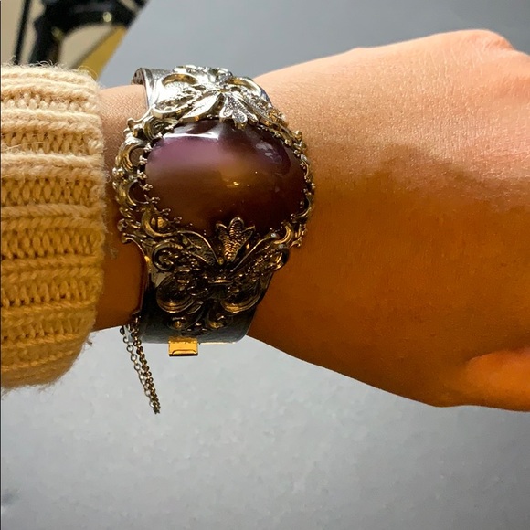 Whiting & Davis Bangle with Safety lock - Picture 3 of 6